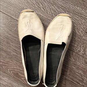 AUTHENTIC Yves Saint Laurent Women's Beige Espadrilles